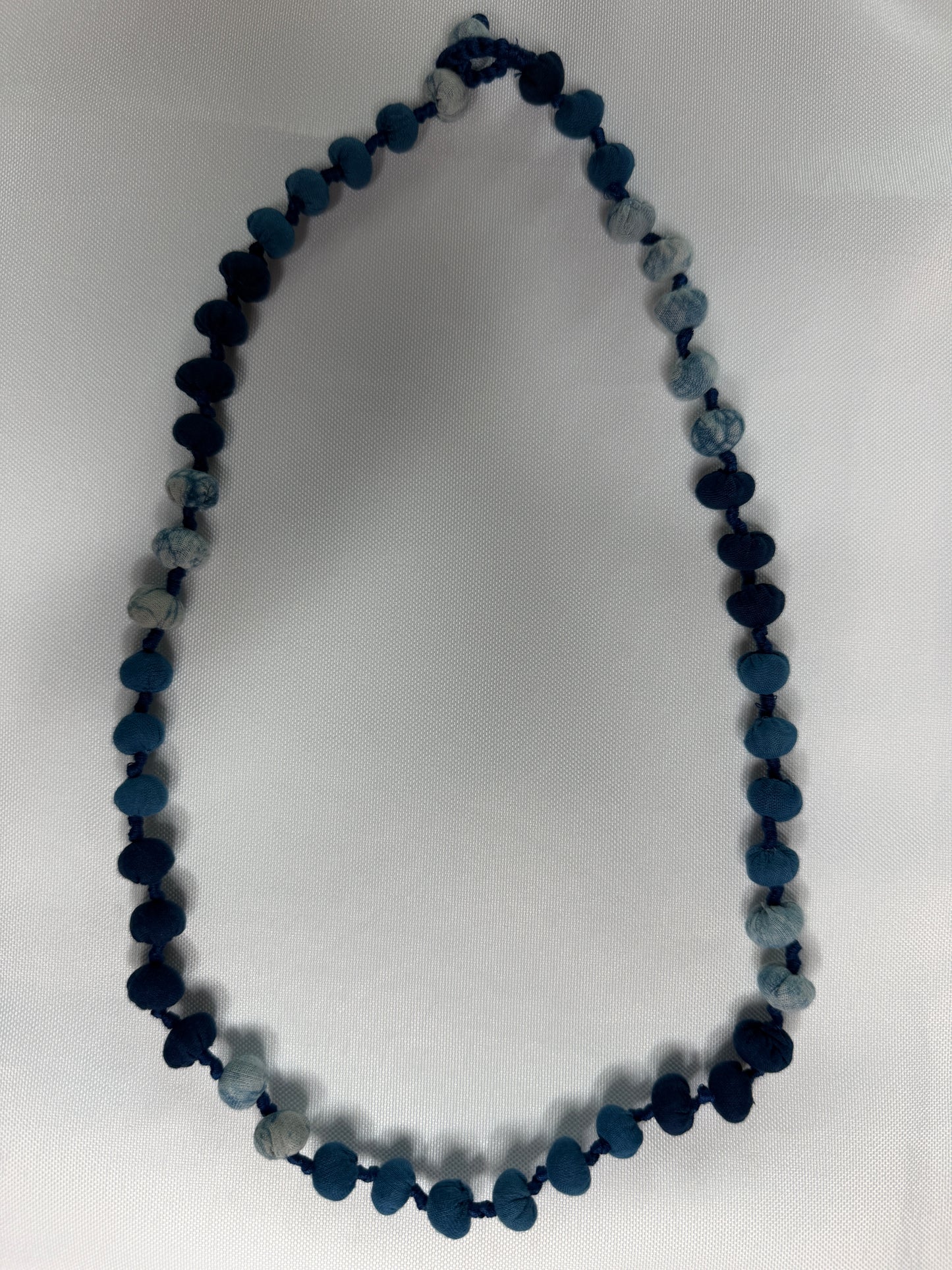 Eco-Friendly Upcycled Fabric Bead Necklace