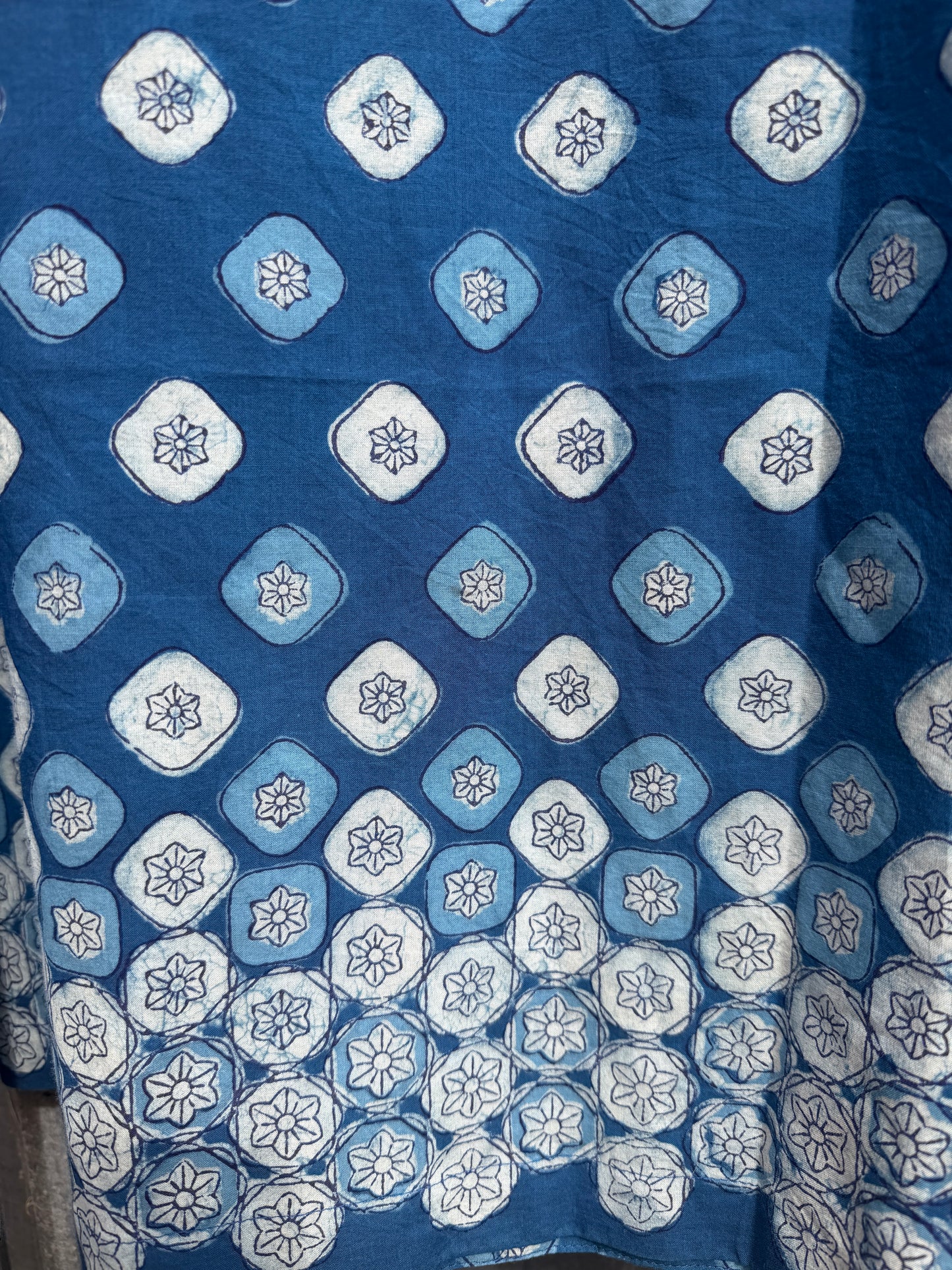 Neel Collection - Indigo Bloom Dress