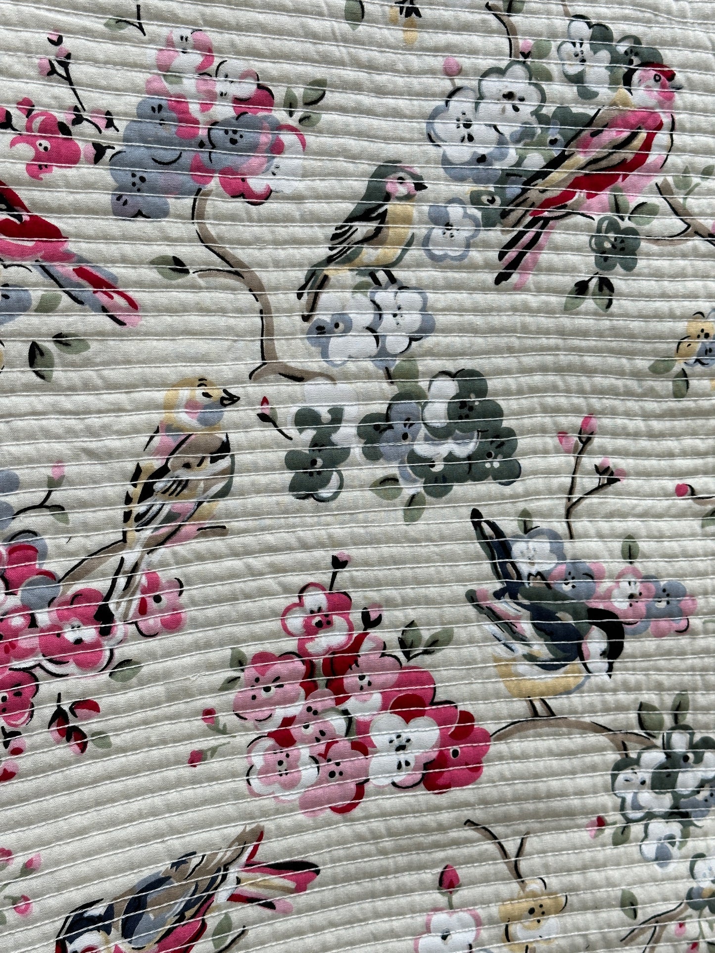 Quilted Bedcover - Flower design
