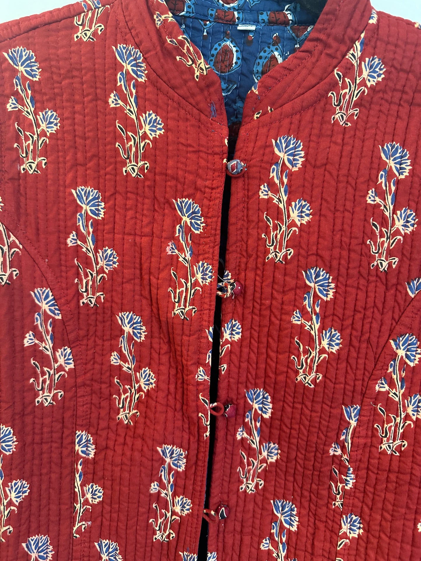 Roseate Wildflower - Quilted Jacket