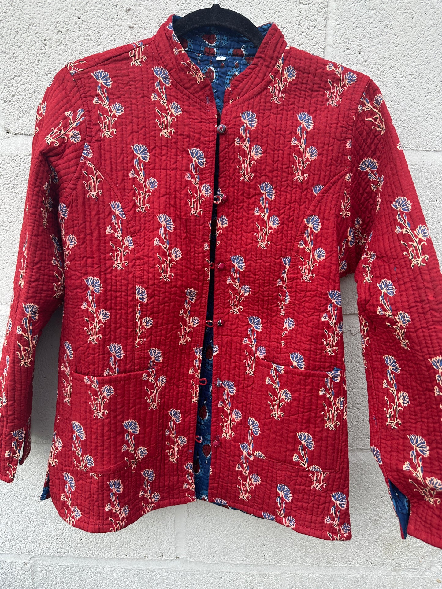 Roseate Wildflower - Quilted Jacket
