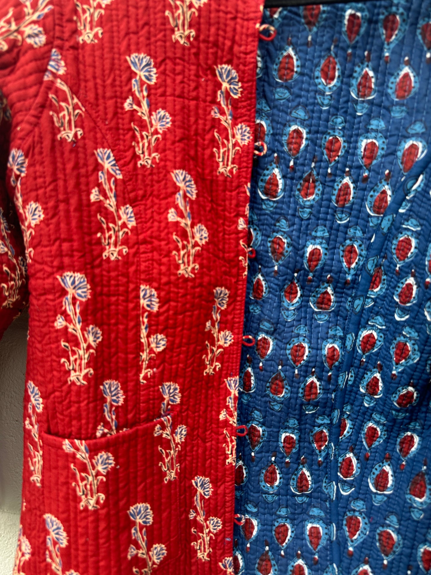Roseate Wildflower - Quilted Jacket