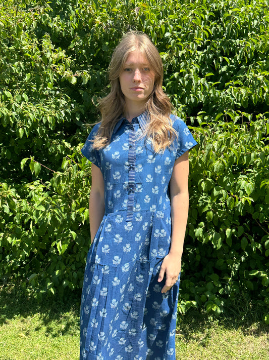 Neel Collection - Isabella Indigo Blossom