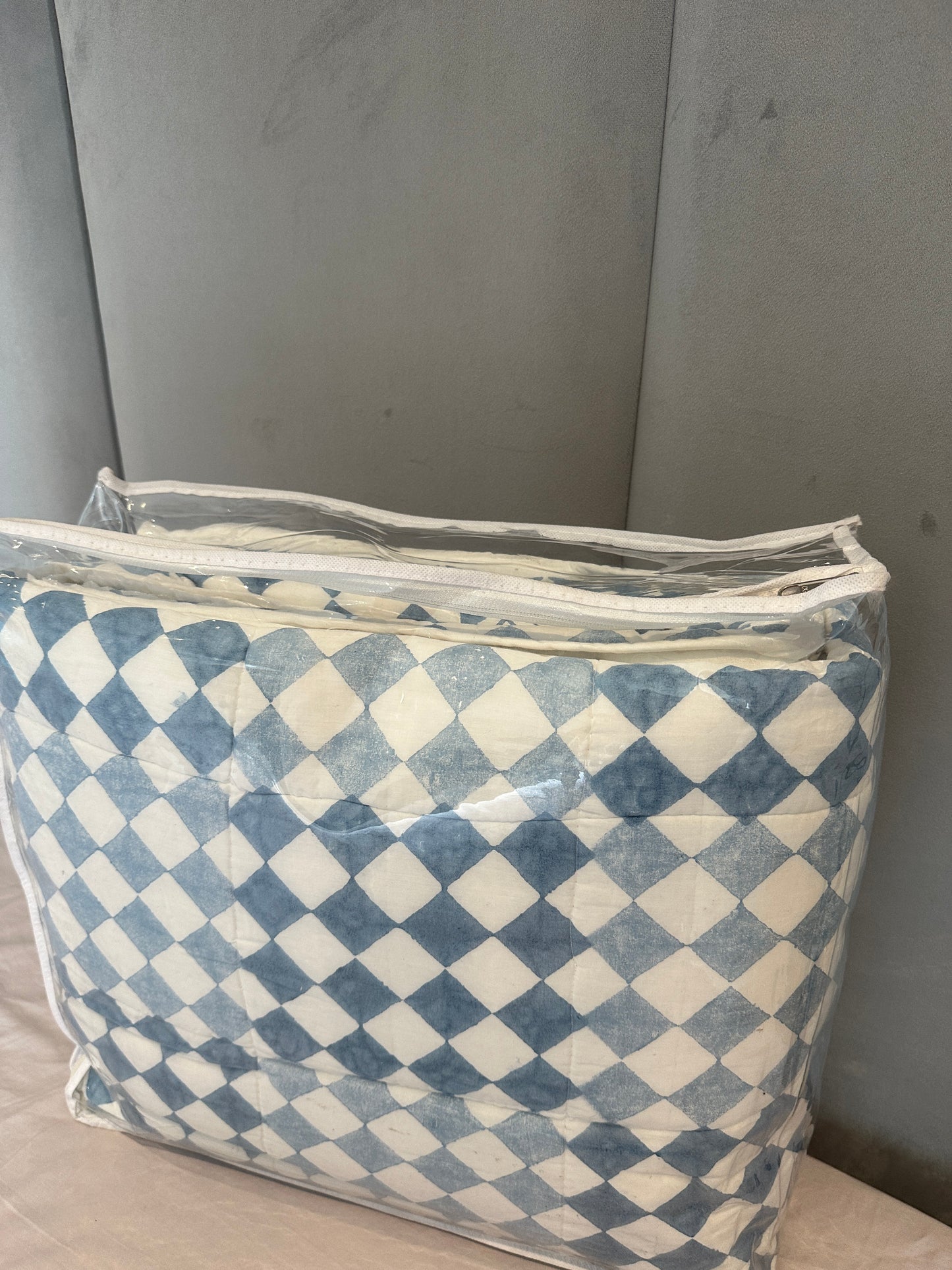 Geometric Quilted Luxury Bedcover - Premium Cotton
