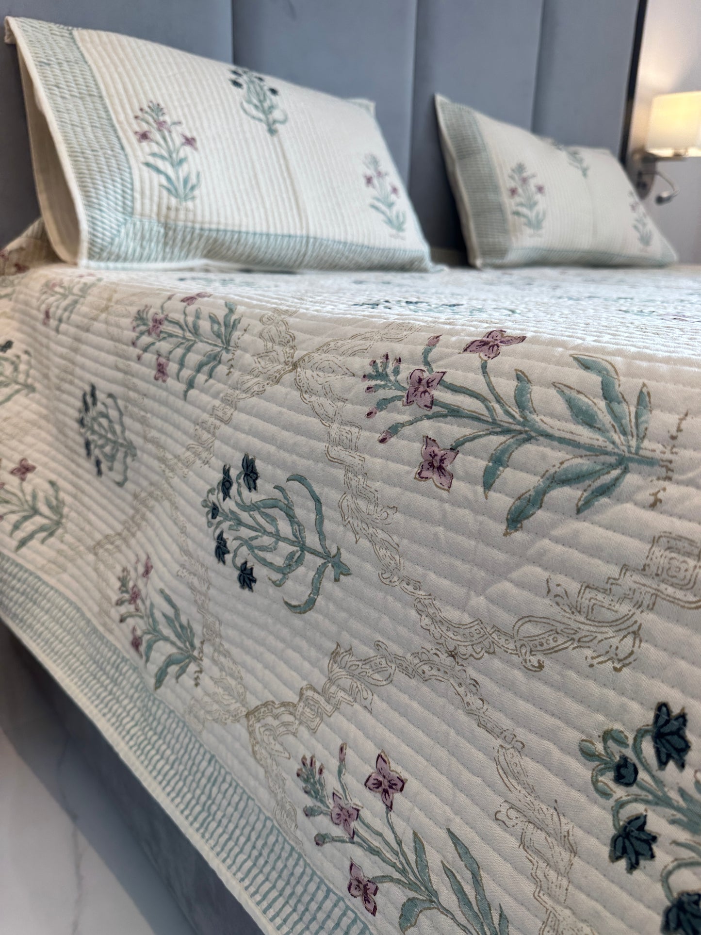 Luxury Quilted Bedcover - Premium Cotton