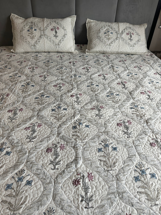 Luxury Quilted Bedcover - Premium Cotton