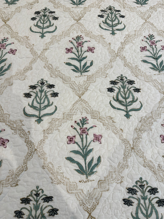 Luxury Quilted Bedcover - Premium Cotton