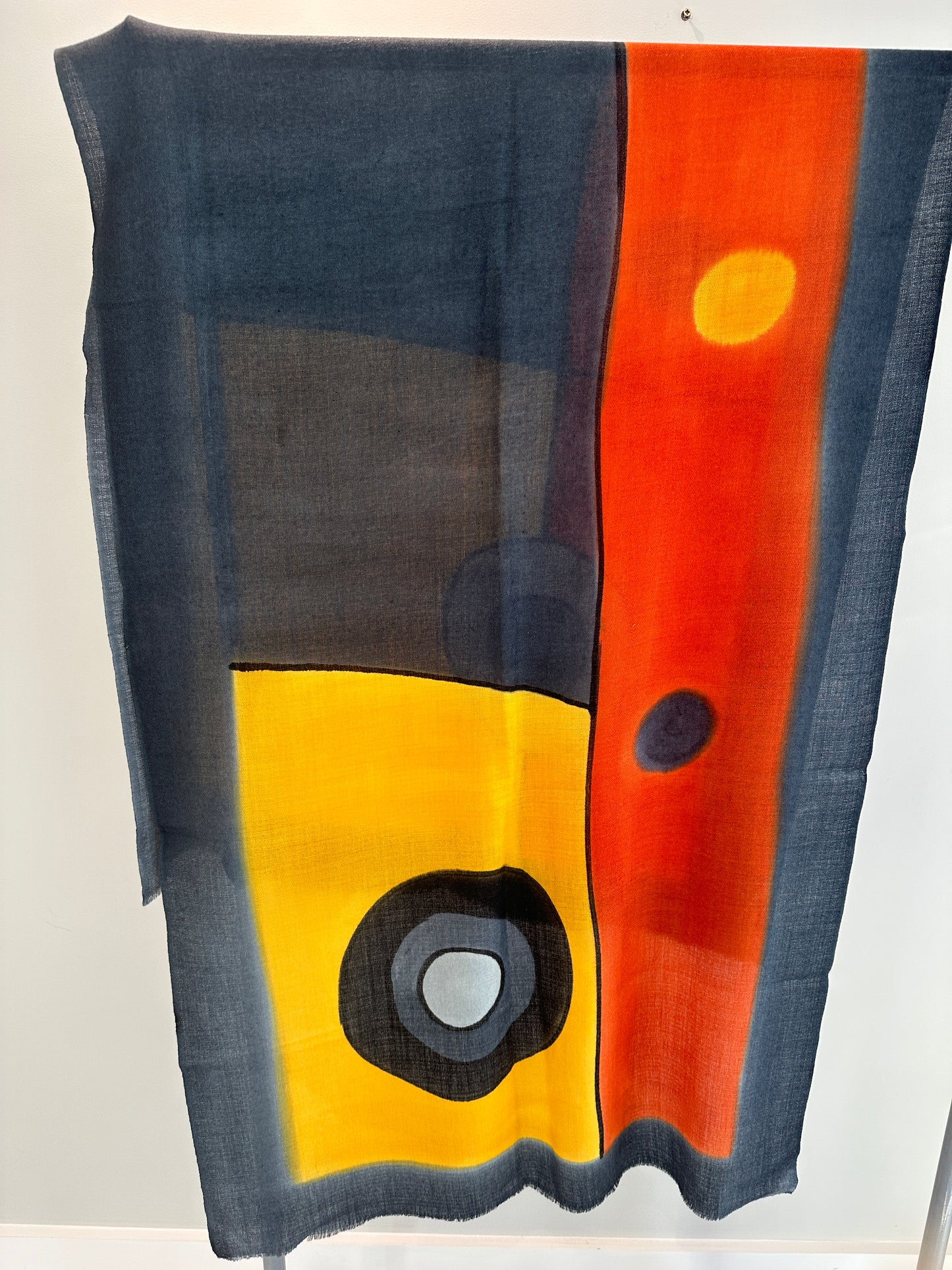 Sunlit Mosaic - Hand Painted Pashmina Wool Stole