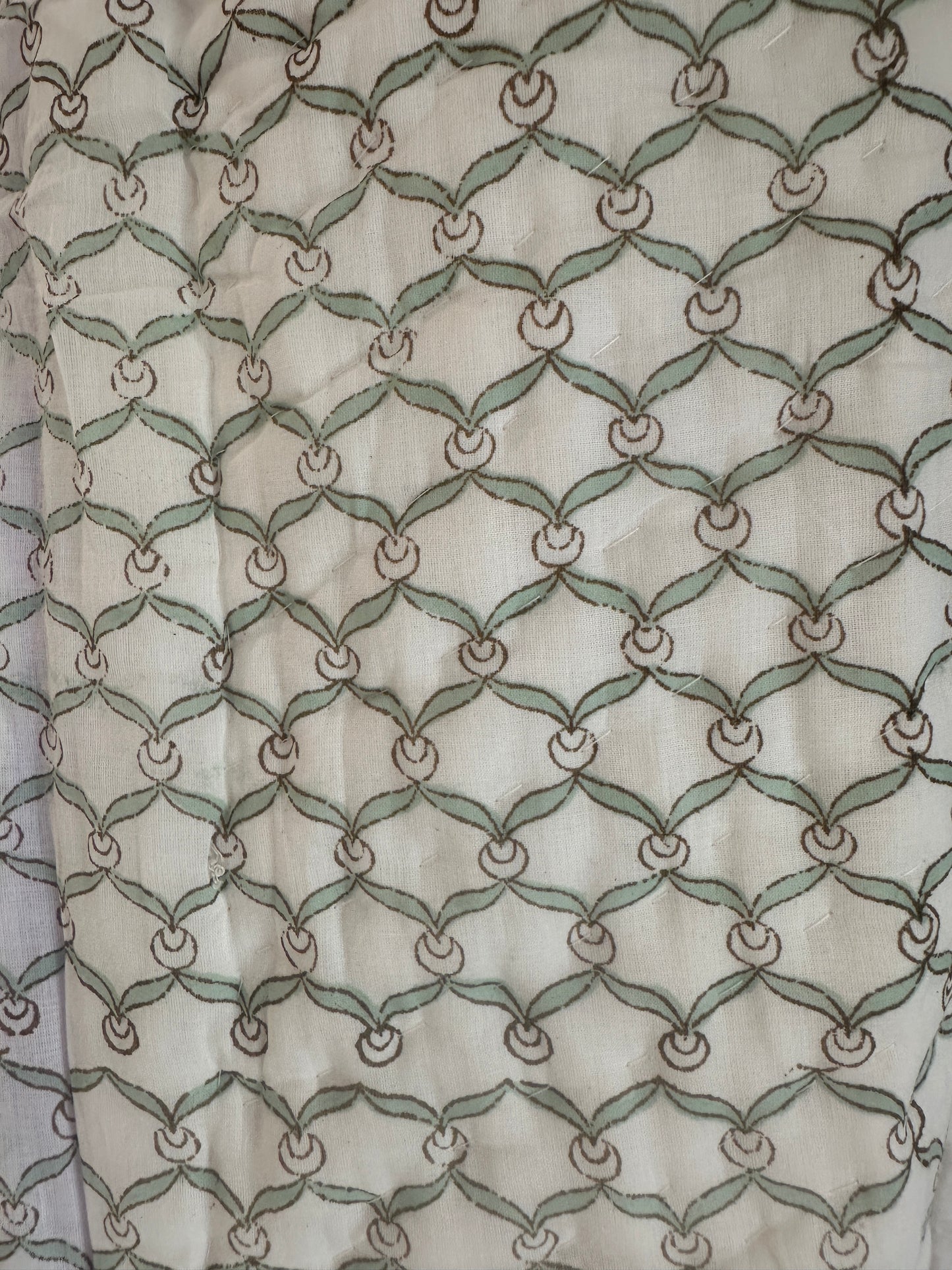Nursery Nook - Hand Block Printed Reversible Kid's Quilt
