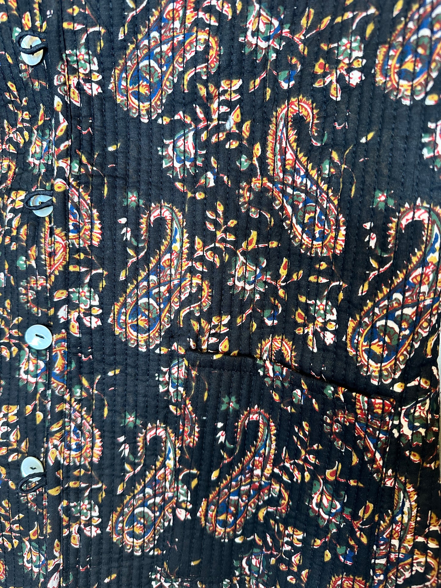 Black Silk Serenade - Quilted Jacket