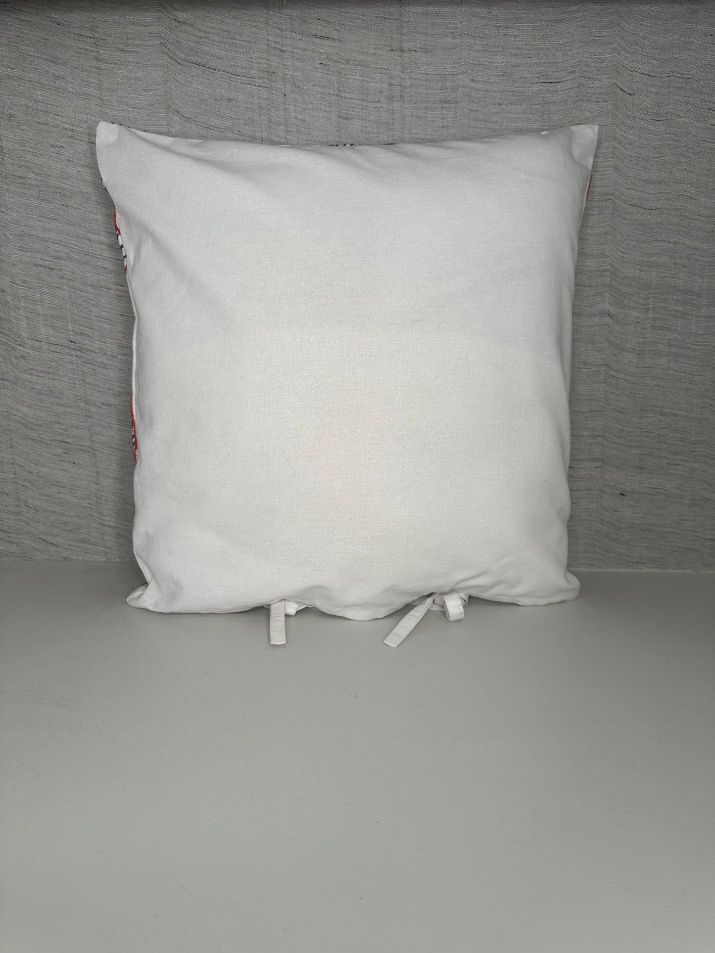 Feather Foliage - Hand Embroidered Cushion Cover