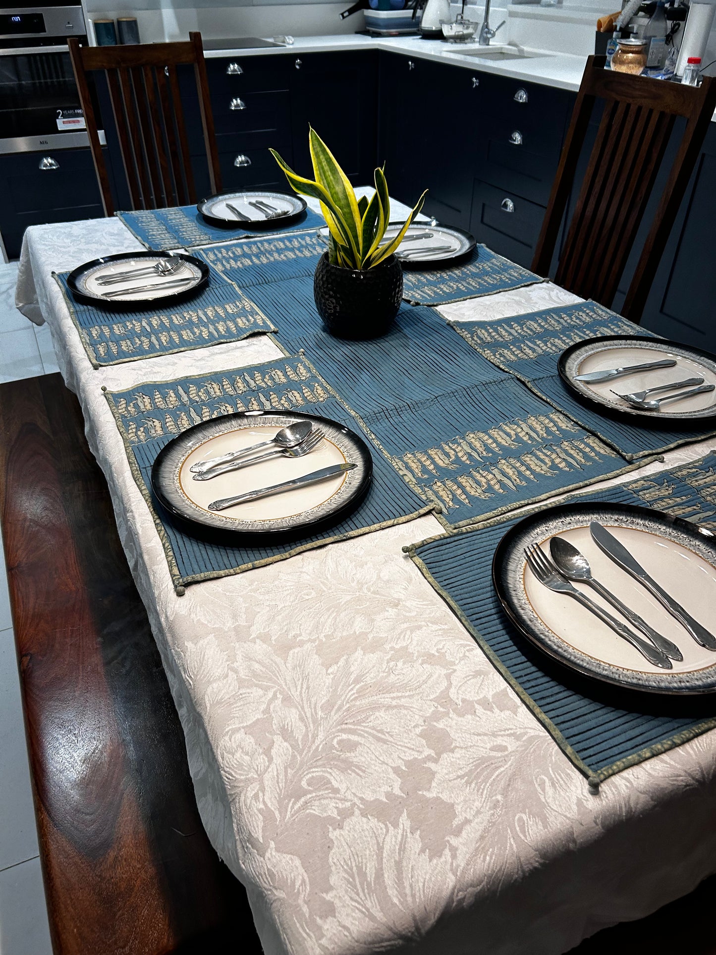 Table Mats Set - Chillies