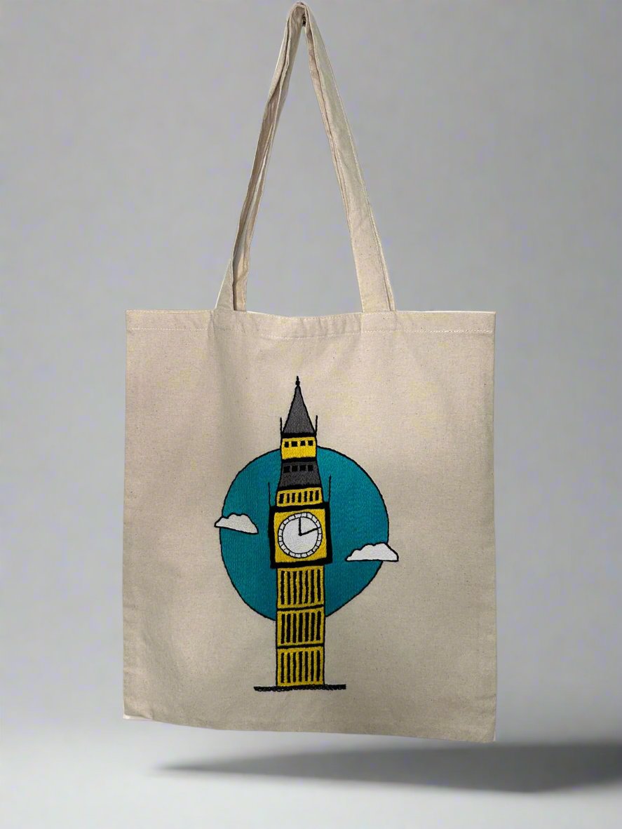 Big Ben - Embroidered Tote Bag