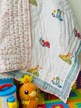 Tiger Kids Quilt - Reversible