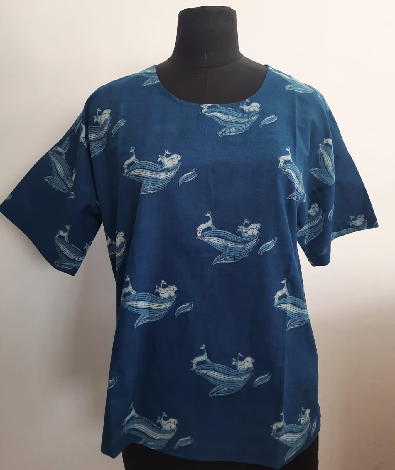 Woodland Charm Indigo Top