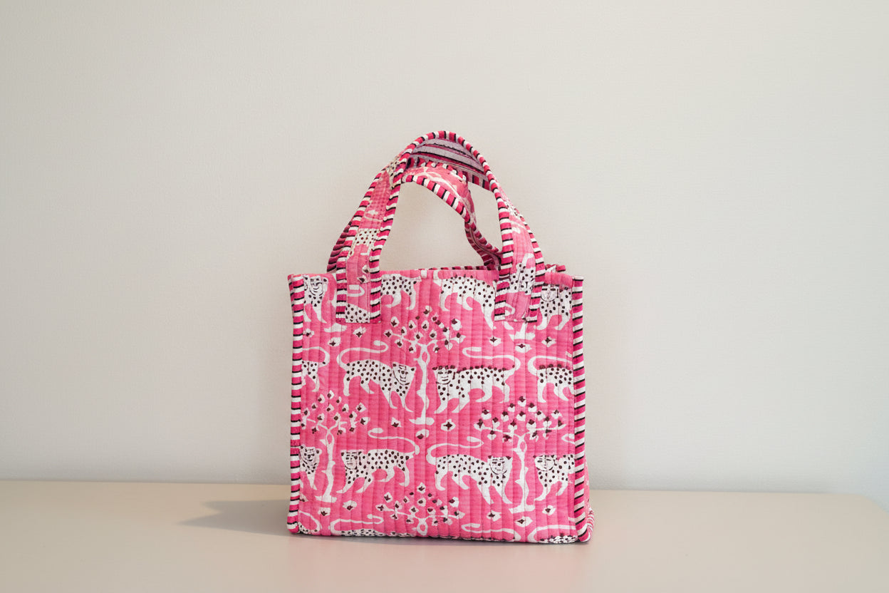 Pink Leopard MiniTote