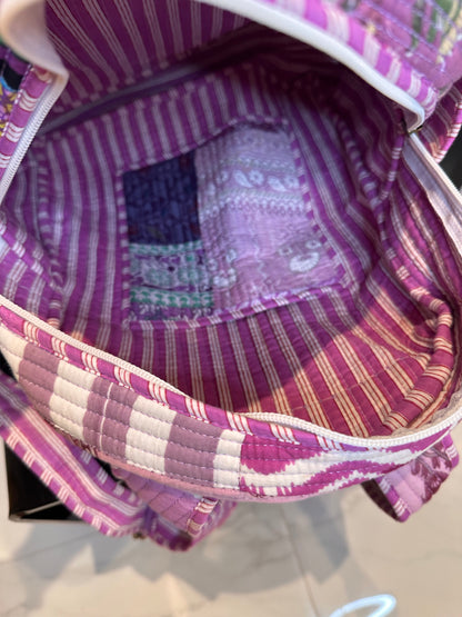Lavender Patchwork Backpack
