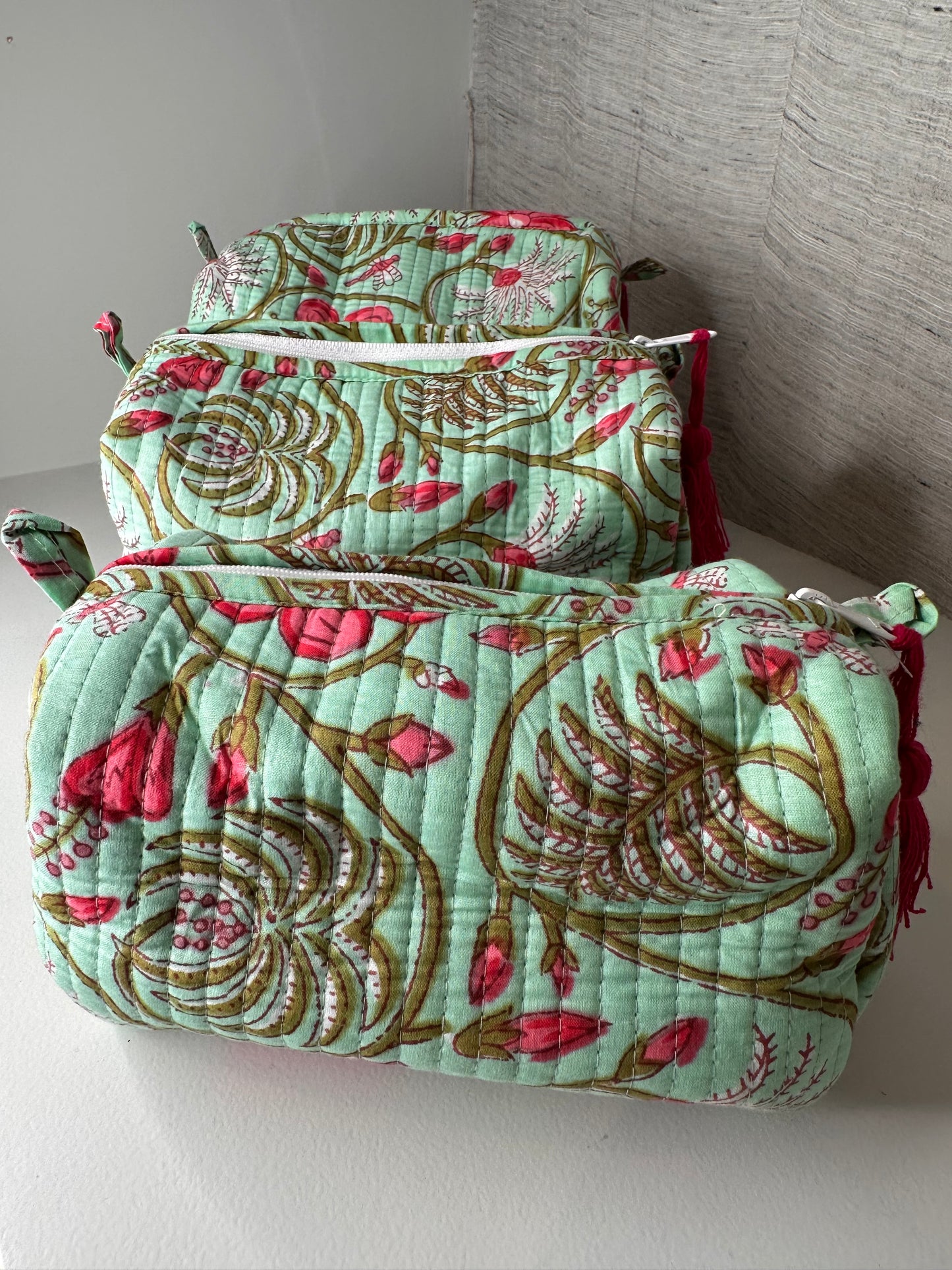 Mint Blossom - Multi Purpose Pouch