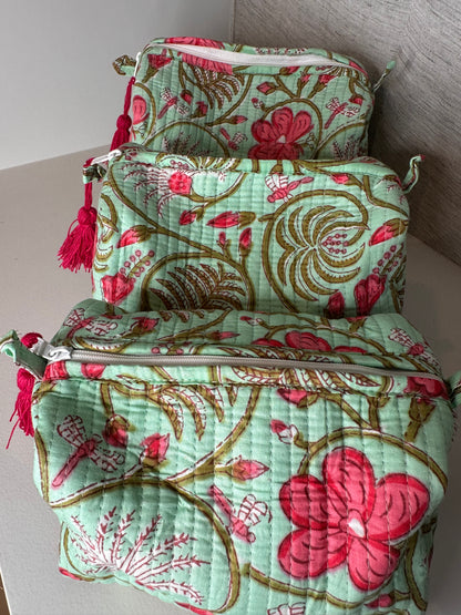 Mint Blossom - Multi Purpose Pouch