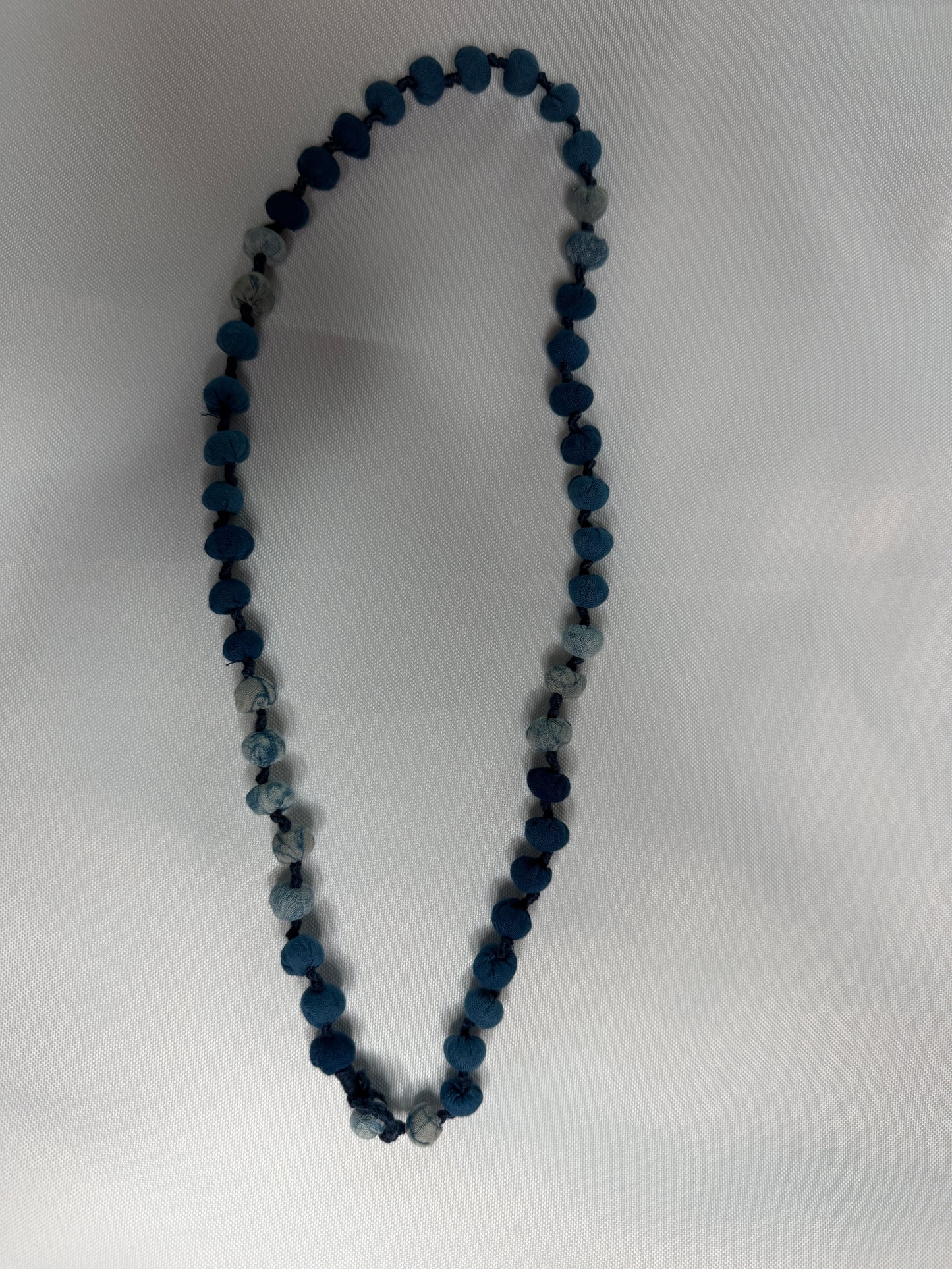 Eco-Friendly Upcycled Fabric Bead Necklace