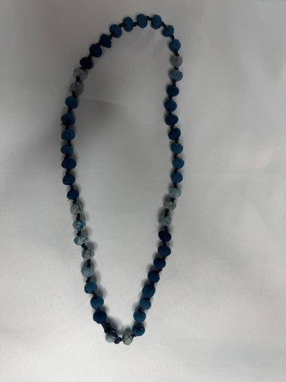 Eco-Friendly Upcycled Fabric Bead Necklace