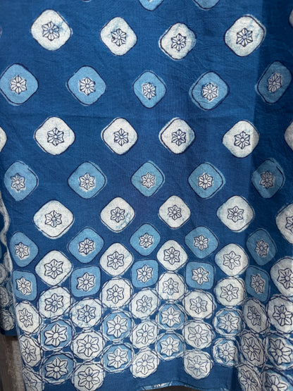 Neel Collection - Indigo Bloom Dress