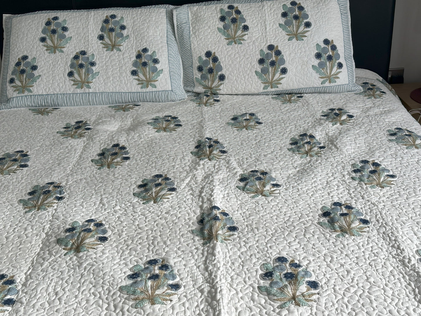 Quilted Bedcover - Mul Cotton