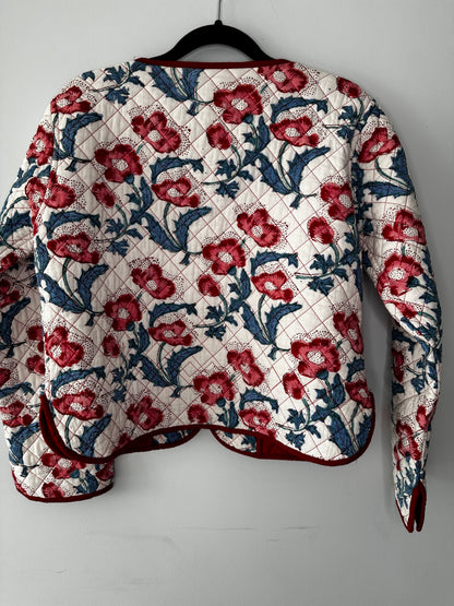 Crimson Poppy Quilted Jacket