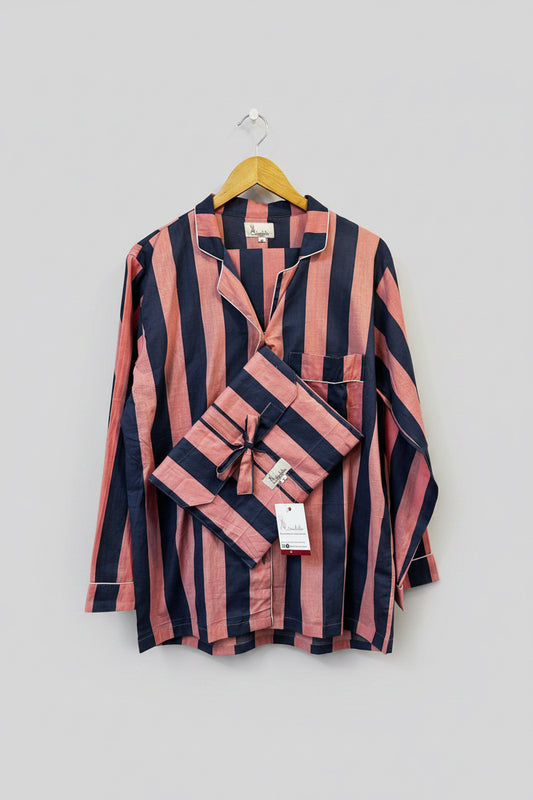 Blush Midnight Stripe PJ Set