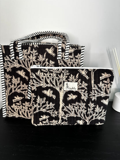 Midnight Grove Zipper Pouch
