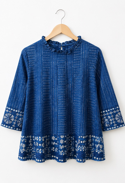 Indigo Panel Top