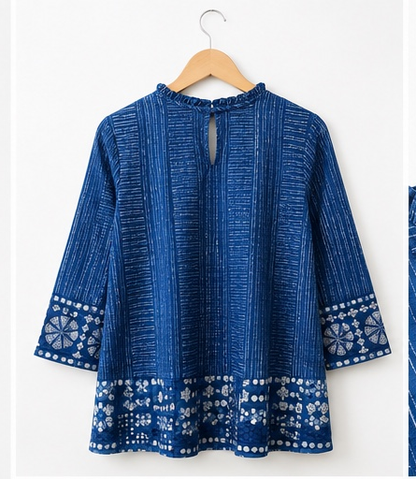 Indigo Panel Top