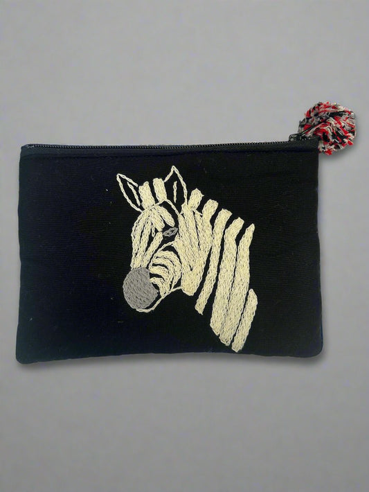 Zebra - Multipurpose Zipper Pouch