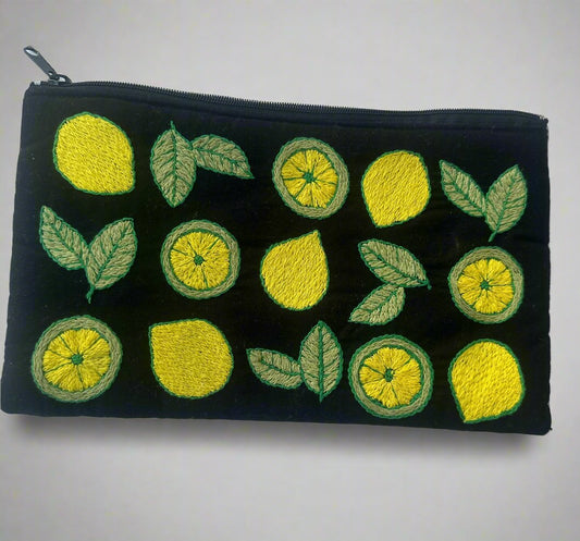 Lime & Lemon - Multipurpose Zipper Pouch