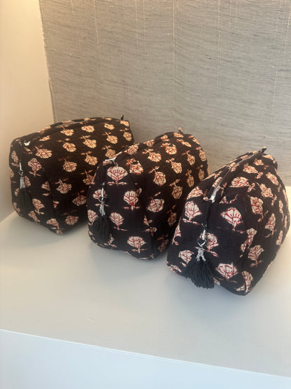 Midnight Flowers - Multi Purpose Zipper Bags