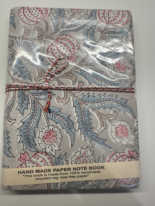 Pomegranate Fabric Covered Diary