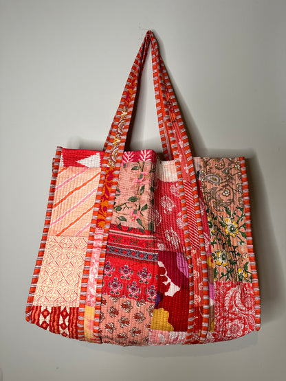 Autumn Quilted Tote Bag