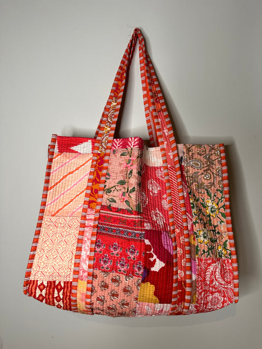 Autumn Quilted Tote Bag