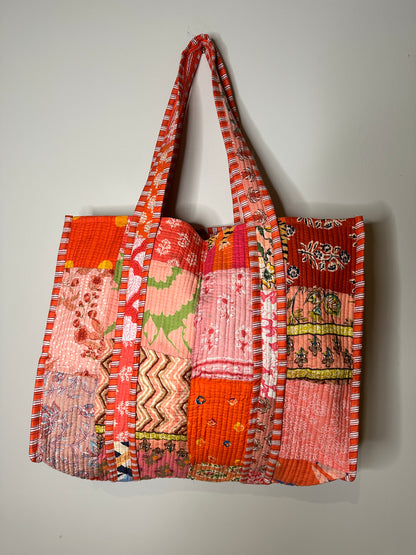 Autumn Quilted Tote Bag