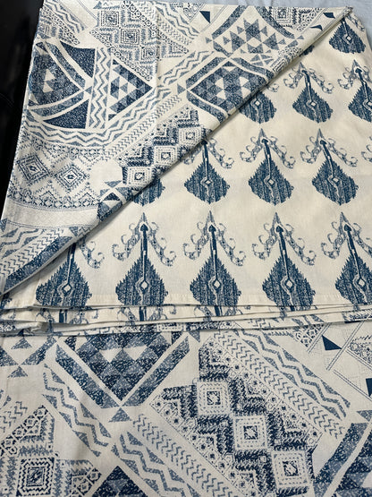 Indigo Mosaic Bed Sheet