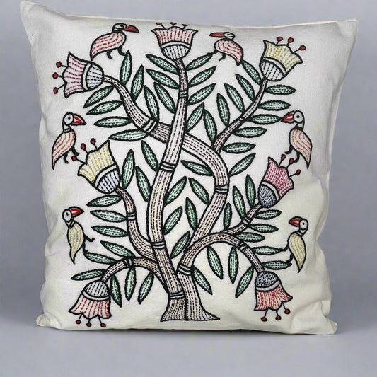 Tree of Life - Embroidered Cushion Covers | Scatter Pillows