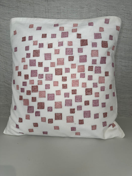 Blush Mosaic - Embroidered Cushion Covers | Scatter Pillows