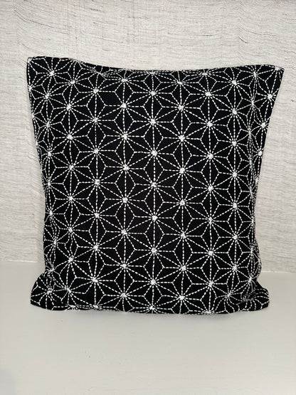 Sashiko Starburst - Embroidered Cushion Covers | Scatter Pillows