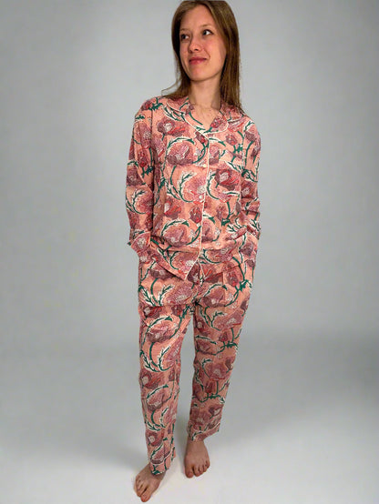 Coral Bloom PJ Set