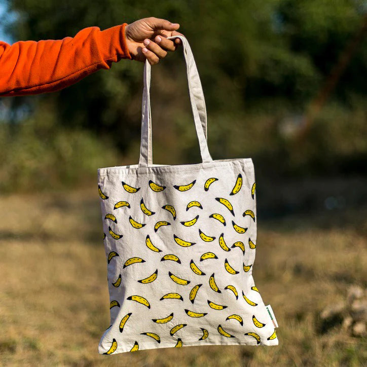 Bananas - Embroidered Tote Bag